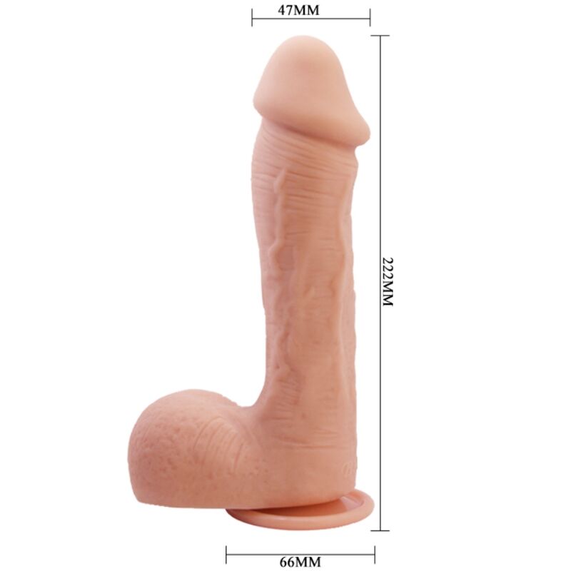 Baile - Gode Ultra Réaliste avec ventouse Chair - 22 cm