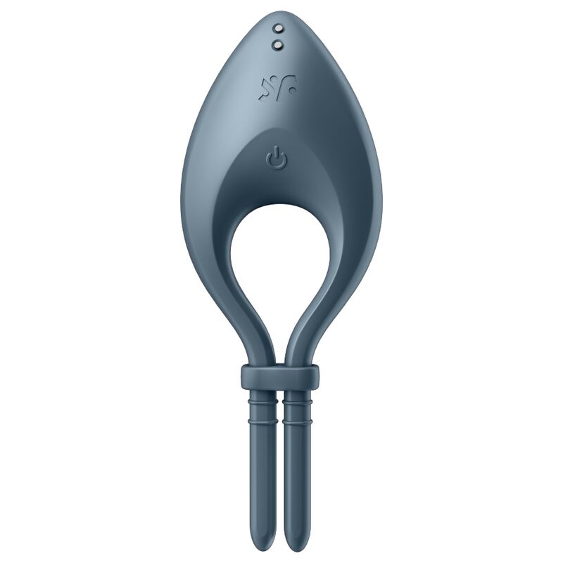 Cockring Vibrant Connecté Bullseye Gris - Satisfyer