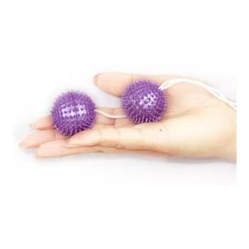 Baile - Boules Anales avec Picots 3,6 cm - Violet
