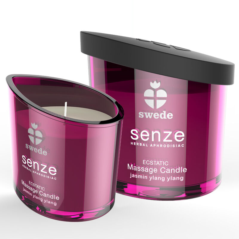 Swede - Bougie de Massage Senze Ecstatic Jasmin / Ylang-ylang - 50 ml