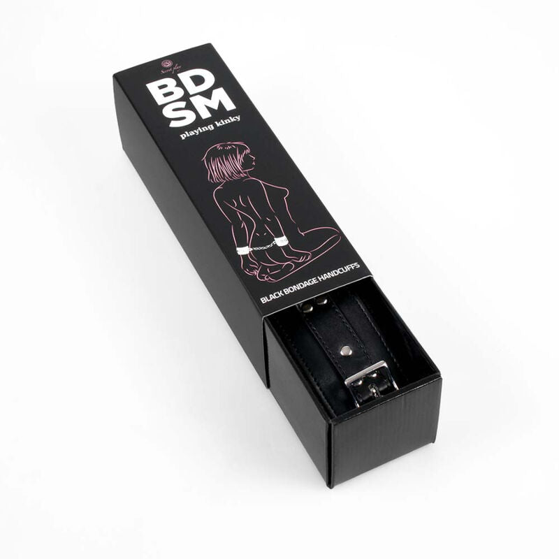 Secret Play - Menottes de Bondage BDSM - Noir