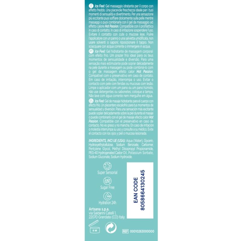 Control - Gel lubrifiant glacial 3 en 1 - 200 ml