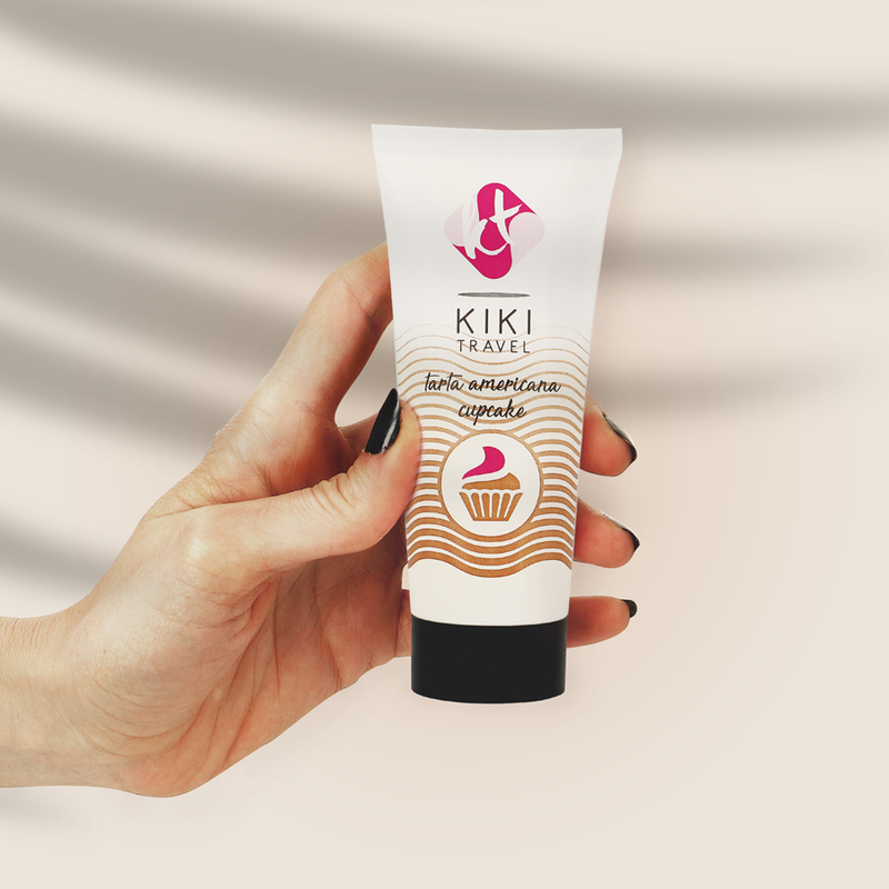 Kikí Travel - Lubrifiant Saveur Cupcake à base d’eau - 50 ml