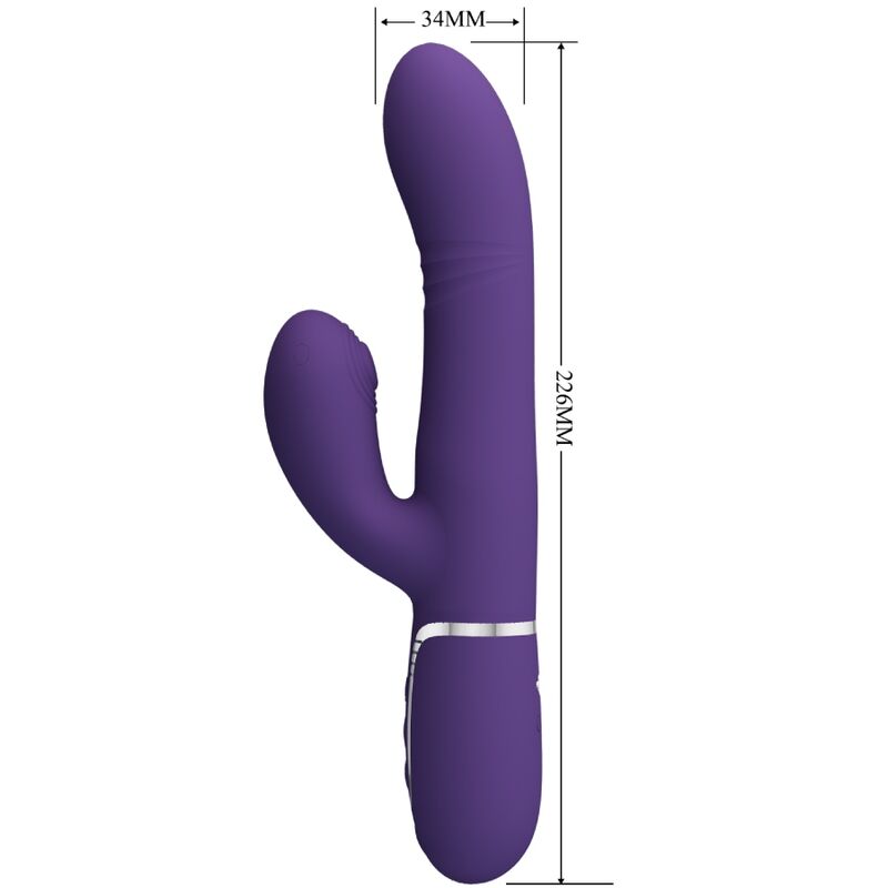 Pretty Love – Vibromasseur Rabbit 7 Modes de Vibration Violet
