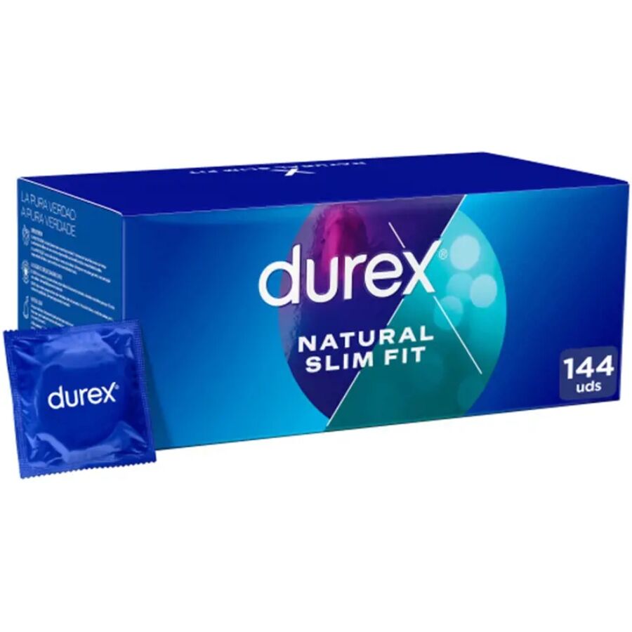 Préservatifs Durex Natural Slim Fit Étroits - Boîte de 144