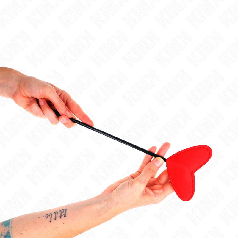 KINK - Paddle en Forme de cœur Rouge - 33 cm