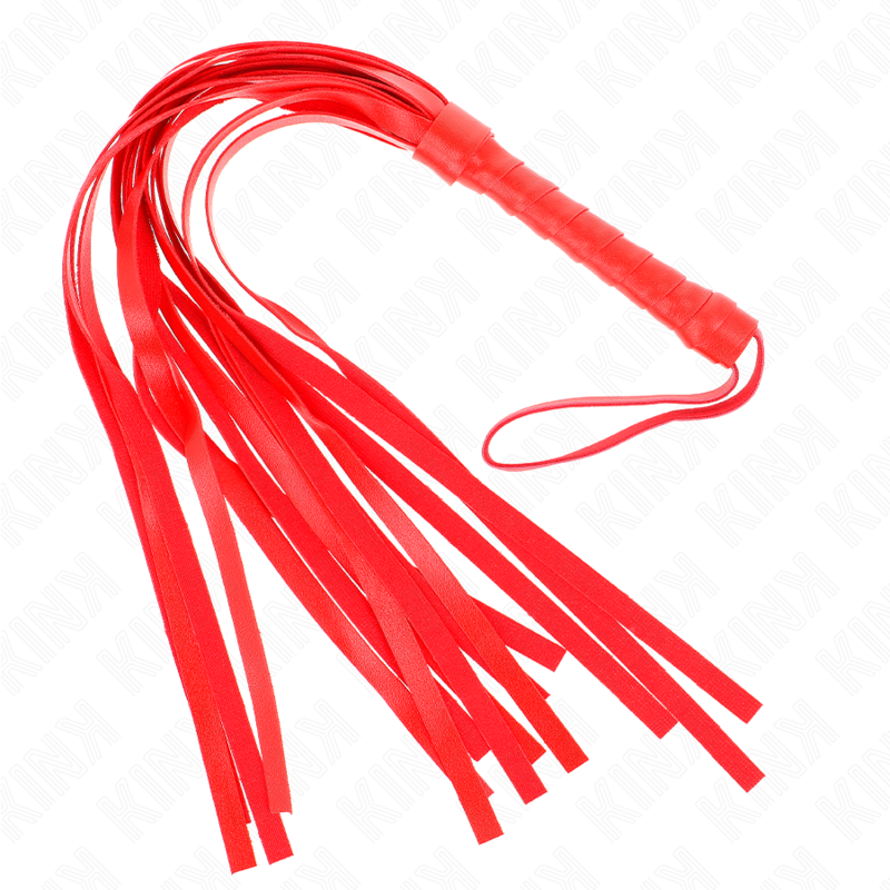 KINK - Martinet BDSM Rouge Simple - 45 cm