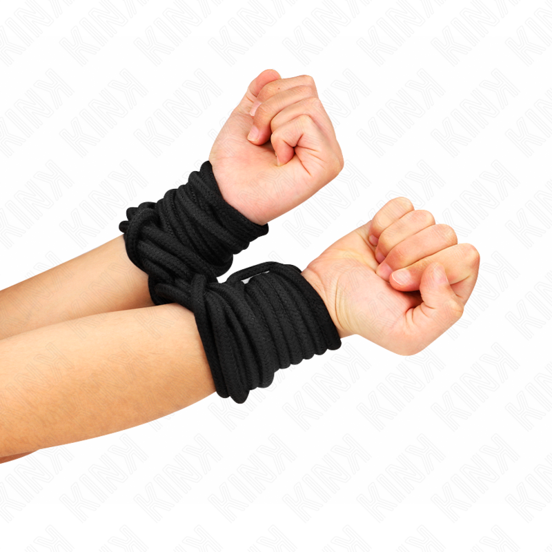 Kink - Corde Bondage en Coton 5m - Noir