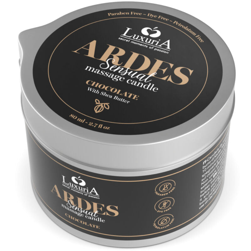 Intimateline - Bougie de Massage au chocolat Luxuria Ardes