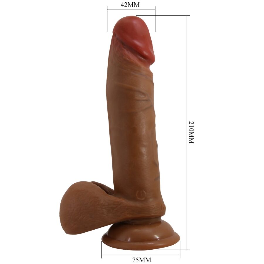 Baile - Gode Va-et-Vient avec Ventouse Réaliste Abel - 21 cm