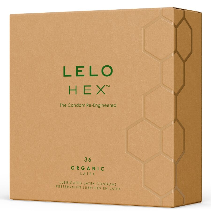 LELO - Préservatifs BIO Hex Organic - Boîte de 36