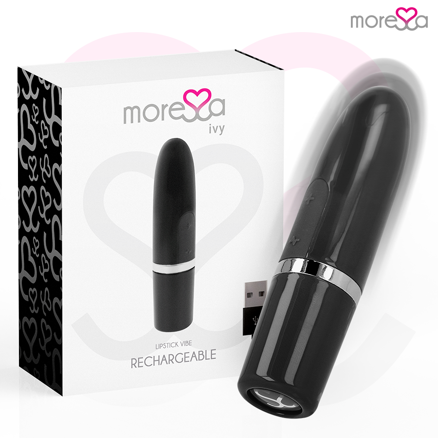 Moressa – Stimulateur Vibrant de Voyage Ivy – Noir