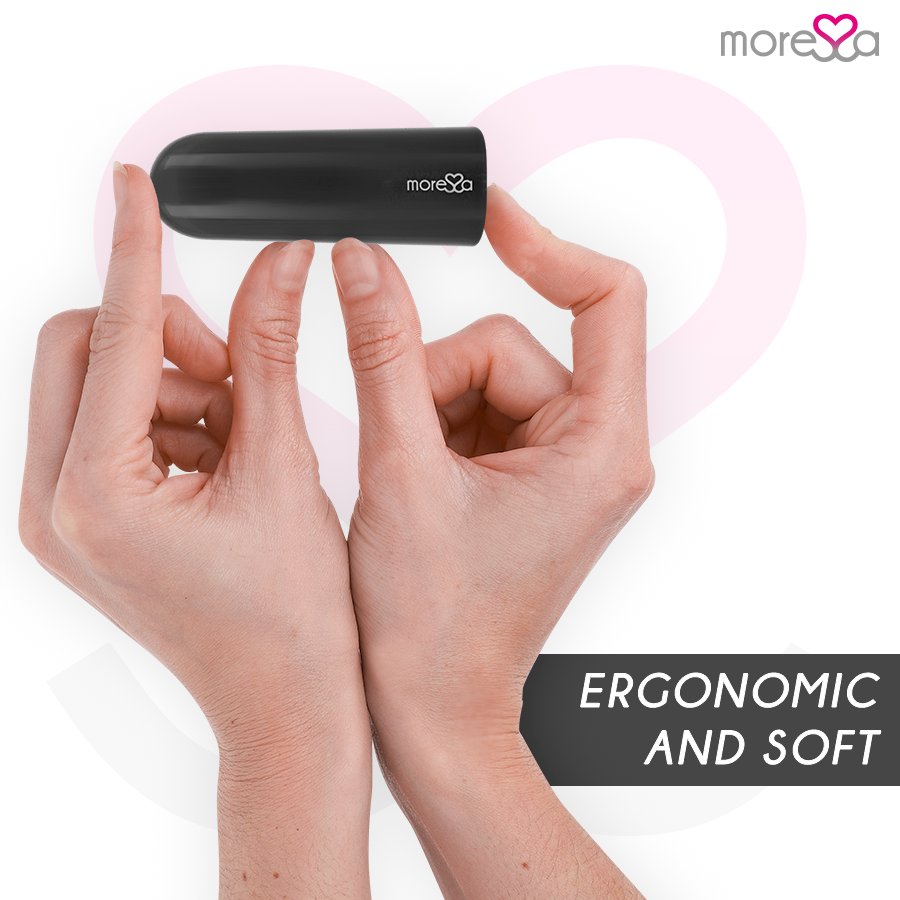 Moressa – Mini Vibromasseur Nix Télécommandé Rechargeable – Noir