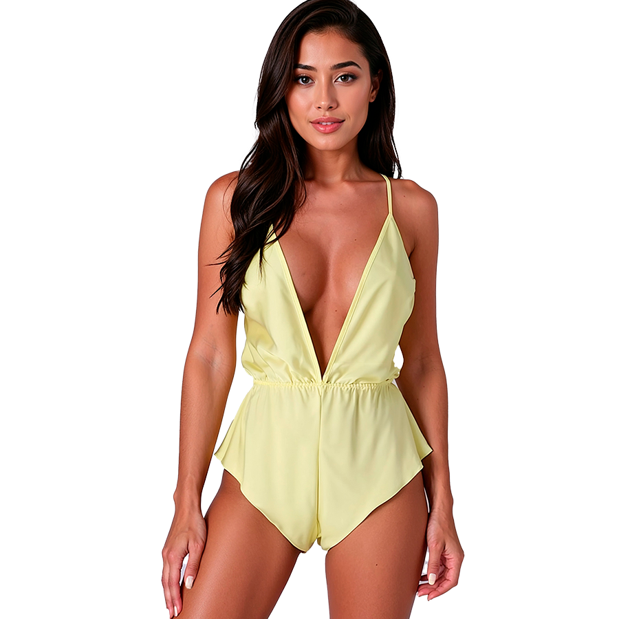 Body Satiné Sensie Citron S/M - Passion