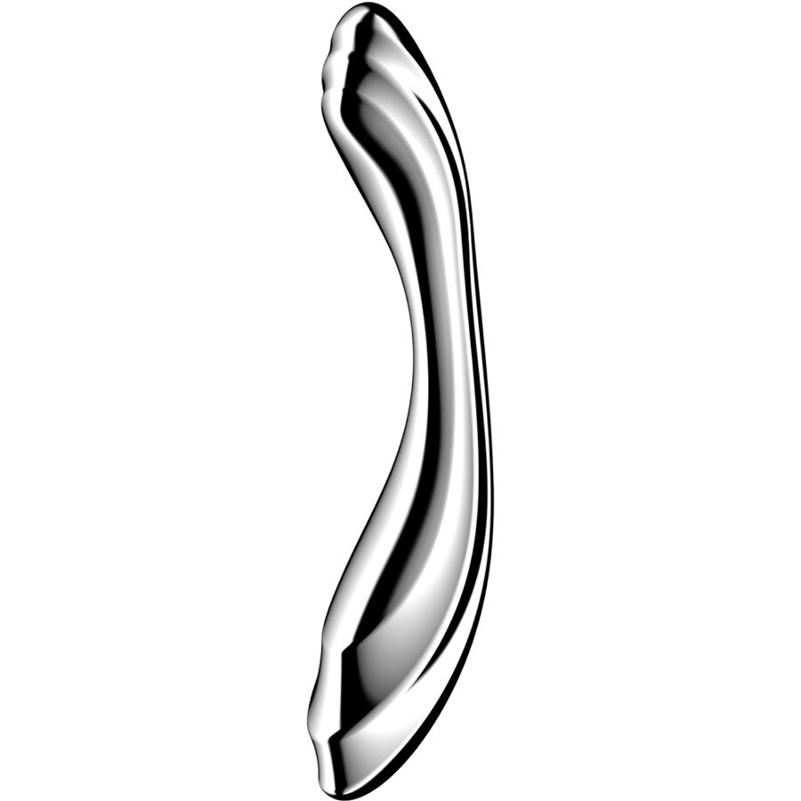 Godemichet Double Pure Gravity 2 Acier Inoxydable - Satisfyer