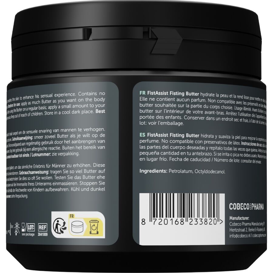 Lubrifiant Fist Assist Butter 500ml - Cobeco - COBECO - FIST ASSIST