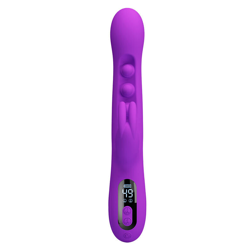 Vibromasseur Lapin Sabien Double Stimulation avec LED - Pretty Love