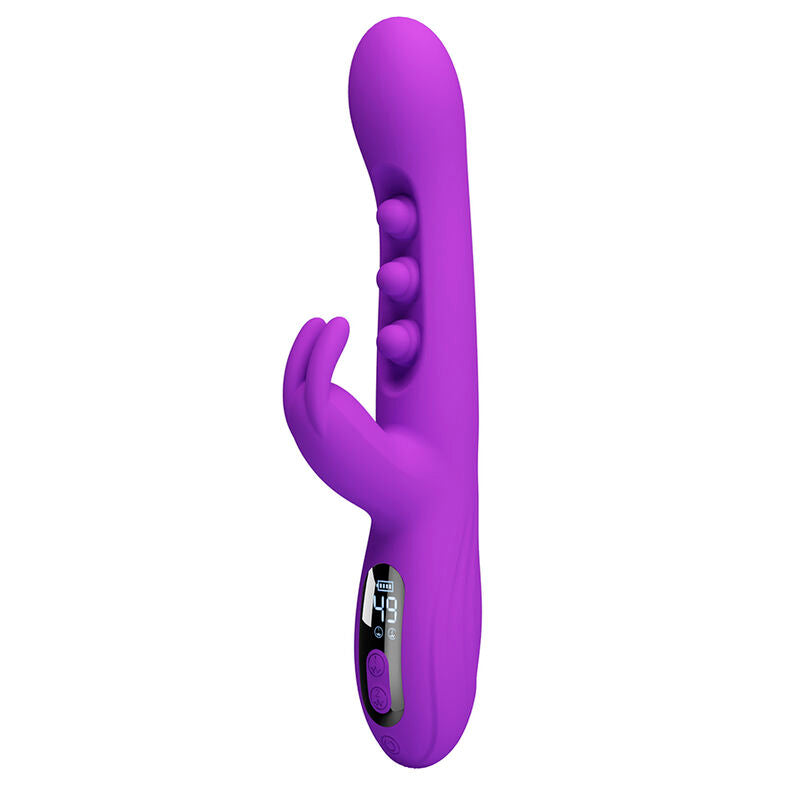 Vibromasseur Lapin Sabien Double Stimulation avec LED - Pretty Love