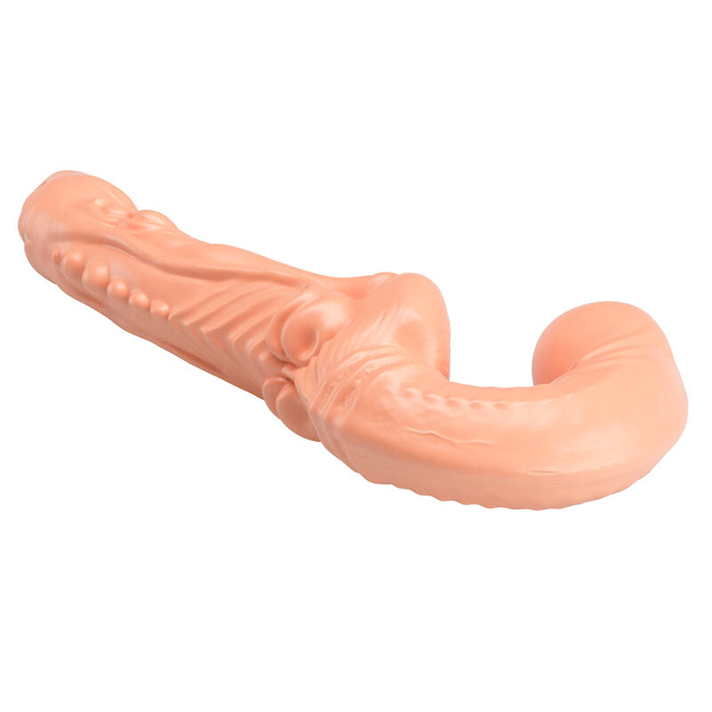 Gode-Ceinture Emma Strap-On Texturé Double Pénétration - Baile