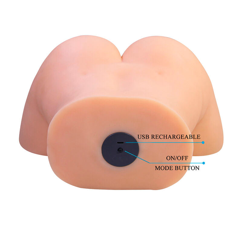 Masturbateur Vaginal et Anal Double XXL Liora - Crazy Bull
