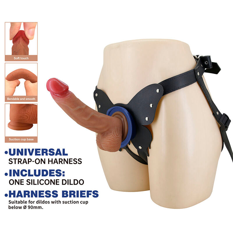 Kit Harnais Strap-On avec Godemichet à Ventouse - Pretty Love