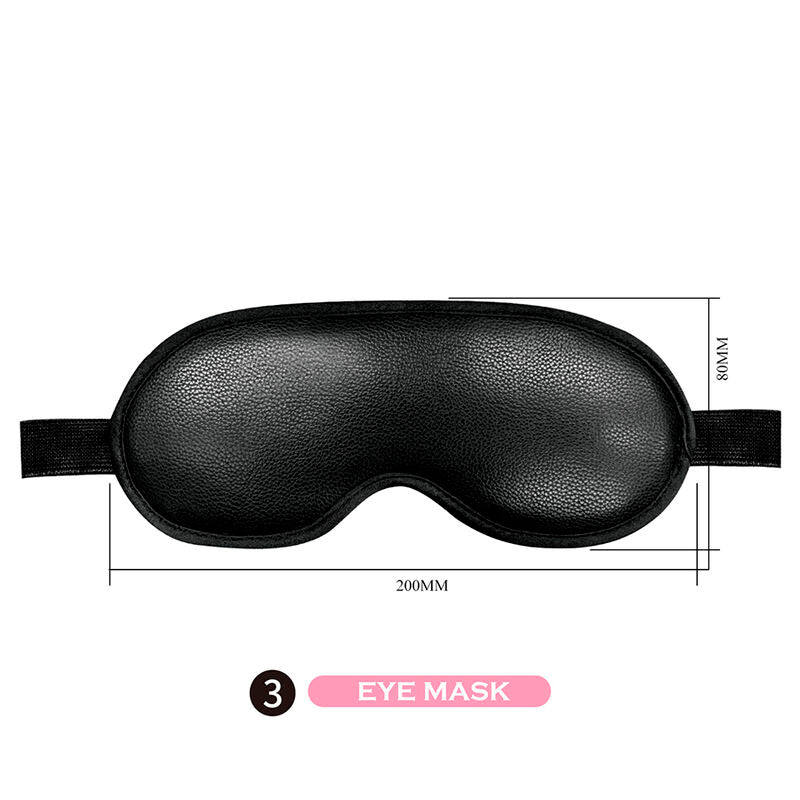 Kit BDSM 8 Pièces Complet Noir - Pretty Love