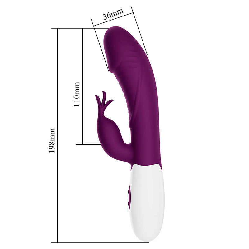 Vibromasseur Lapin Rogue Muse 30 Fonctions Violet - Pretty Love