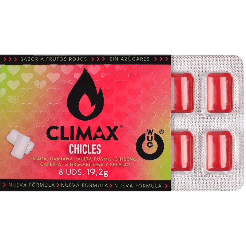 Chewing-Gum Stimulant Désir et Vitalité Intime Climax - Wug