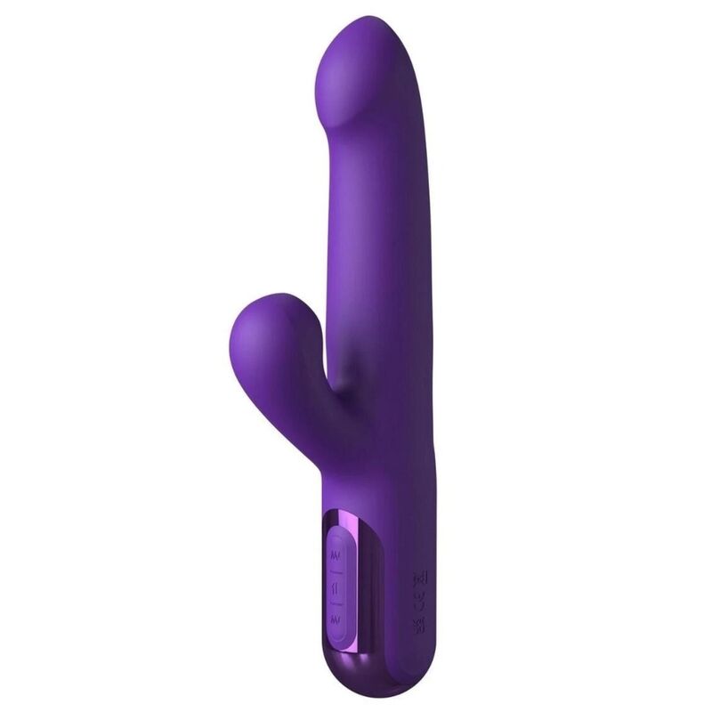 Vibromasseur Lapin Thrusting Super Sonix 22 cm Violet - Fantasy For Her
