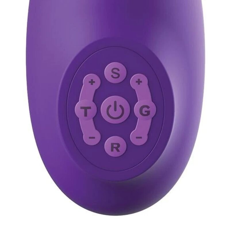 Vibromasseur Lapin Pro Plus Ultimate Pleasure Violet 20,3 cm - Fantasy For Her