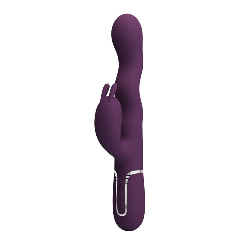 Vibromasseur Lapin Loursen Poussée 7 Modes Rechargeable - Pretty Love