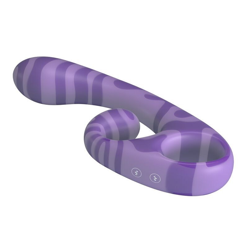 Vibromasseur Double Embout Summer avec Poignée Violet - Pretty Love