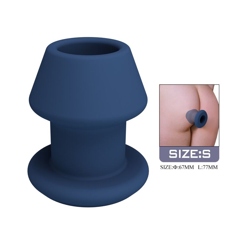 Plug Anal Creux Jack Bleu Taille S - MR PLAY