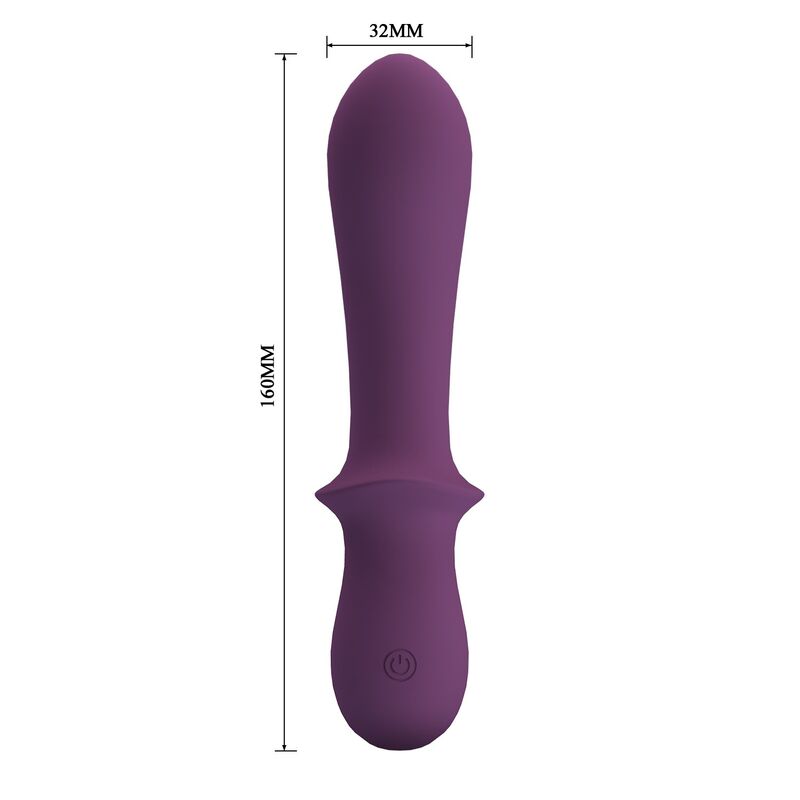 Vibromasseur Rechargeable Abigail 10 Fonctions Violet - Pretty Love