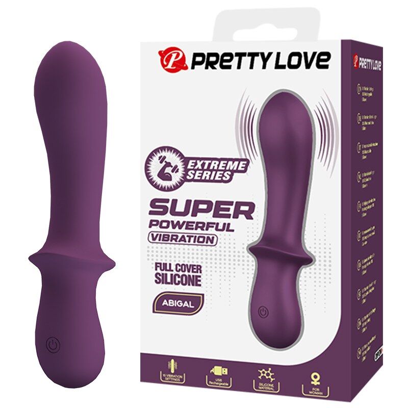 Vibromasseur Rechargeable Abigail 10 Fonctions Violet - Pretty Love