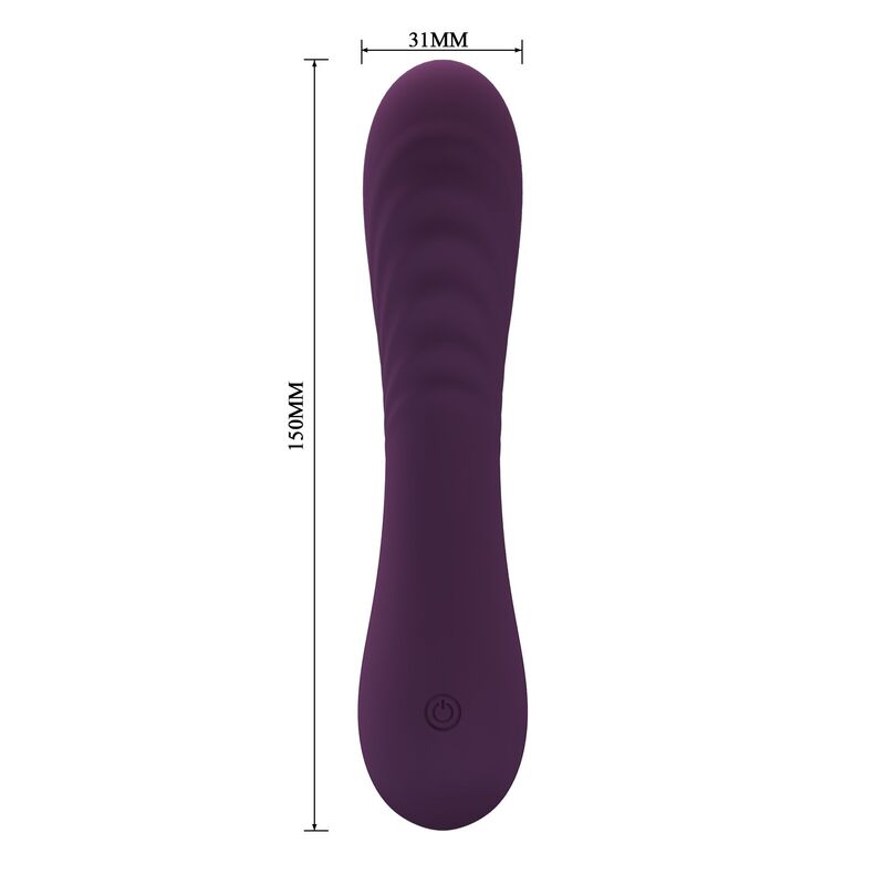 Vibromasseur Rechargeable AlexisRose 10 Fonctions Violet - Pretty Love