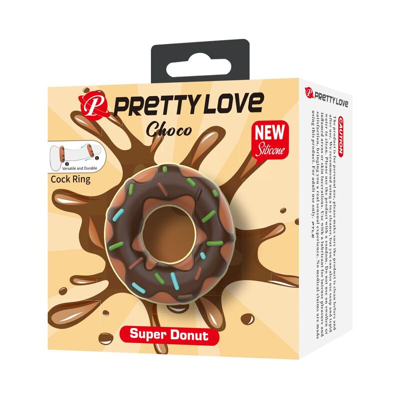 Anneau Pénis Super Donut Marron - Pretty Love