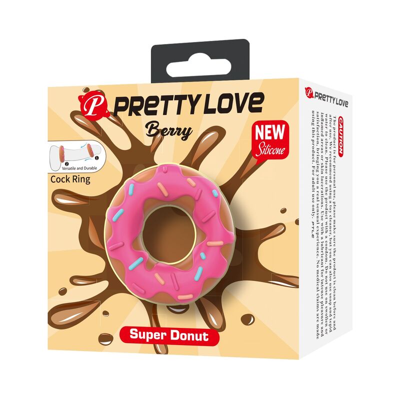 Anneau Pénien Super Donut Rose - Pretty Love