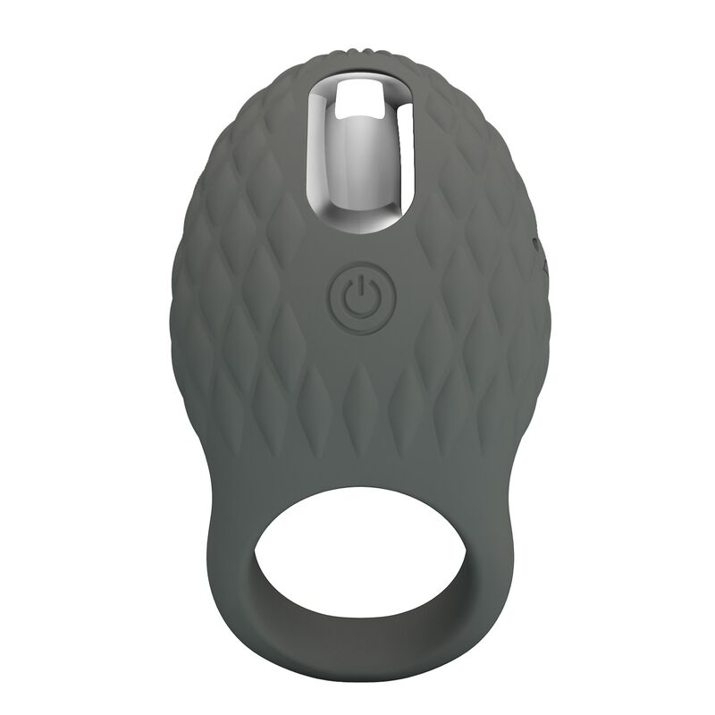 Bague Vibrante Texturée Rechargeable avec Stimulateur - Pretty Love