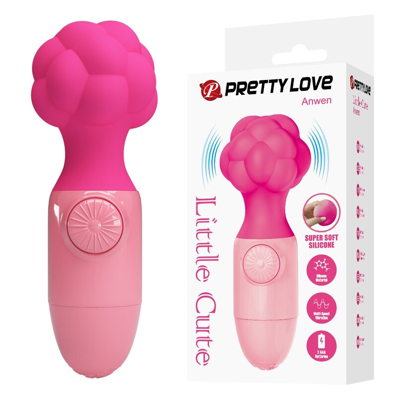 Mini Masseur Anwen Tête Bulle Rose - Pretty Love