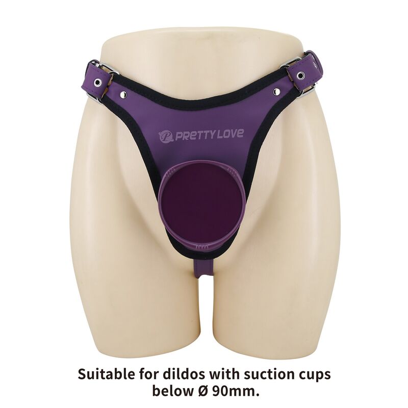 Culotte Harnais Universelle Violette et Noire - Harness Collection
