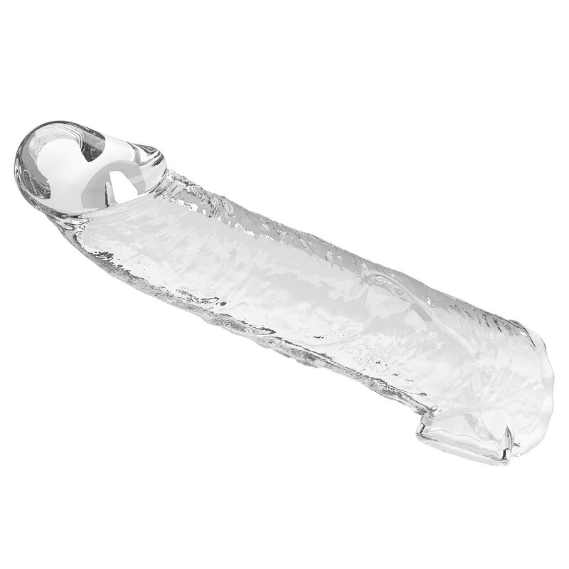 Manchon Extension Pénis Ajustable 26 cm Ø 4 cm Transparent - Pretty Love