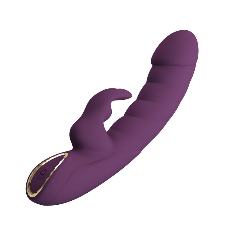Vibromasseur Lapin Harper 10 Fonctions Violet - Pretty Love