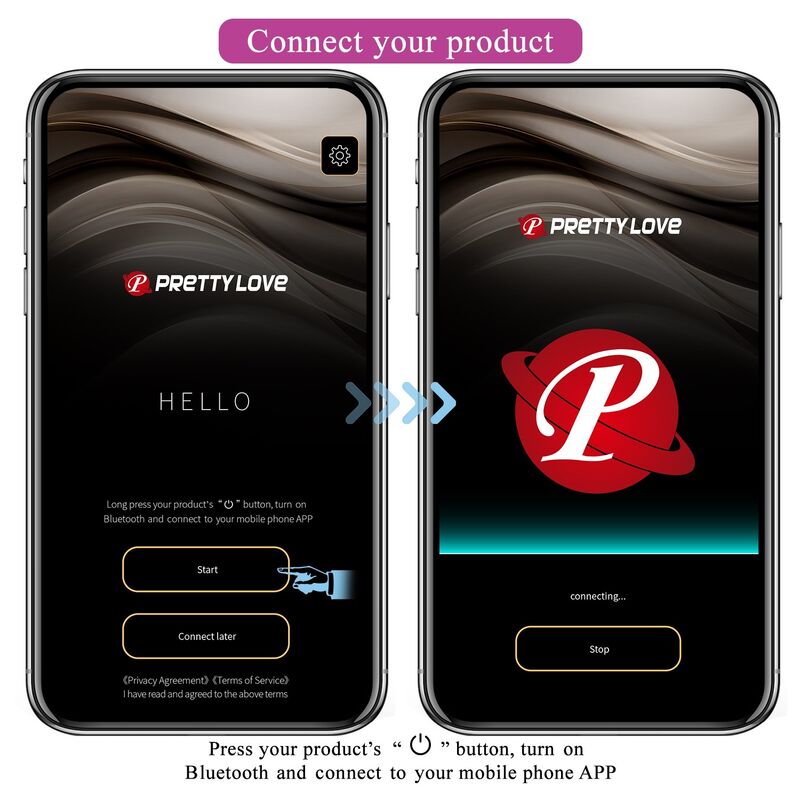 Œuf Vibrant Connecté Pulsen 12 Fonctions USB - Pretty Love