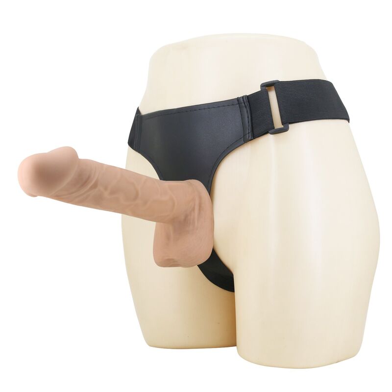 Harnais Kaspar avec Godemichet Flexible 21 cm - Harness Collection