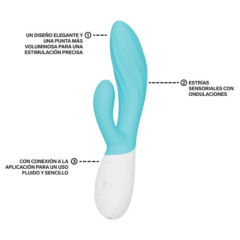 Vibromasseur Lapin INA TWIST Point G et Clitoris - LELO