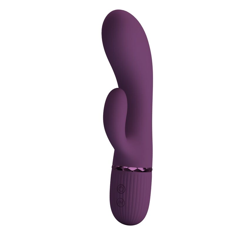 Vibromasseur Lapin Margie 10 Fonctions Rechargeable Violet - Pretty Love
