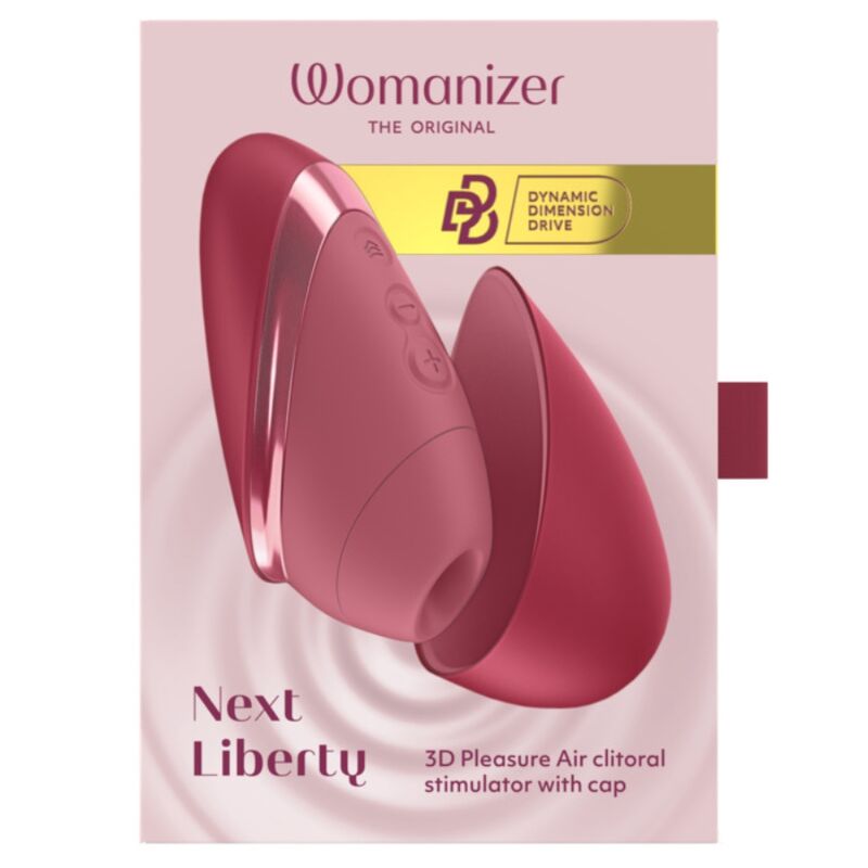 WOMANIZER - STIMULATEUR CLITORIAL À SUCCION NEXT 14 NIVEAUX D'INTENSITÉ BORDEAUX