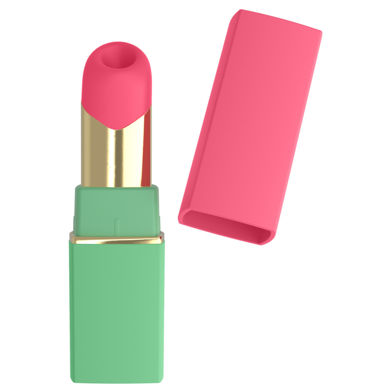 WOMANIZER - STIMULATEUR CLITORIAL À SUCCION BEAUTÉ 6 NIVEAUX D'INTENSITÉ VERT ET ROSE