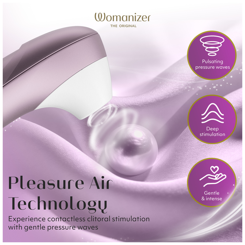 Womanizer Pro Stimulateur Clitoridien à Succion 11 Niveaux